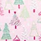 Pink, variant on Member's Mark Toddler & Kids 2-Piece Super Soft Snugfit Holiday Pajamas